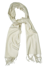 Cordone1956 - Scarves Mod. Effect Zibellino - Cashmere Fabric - Color White