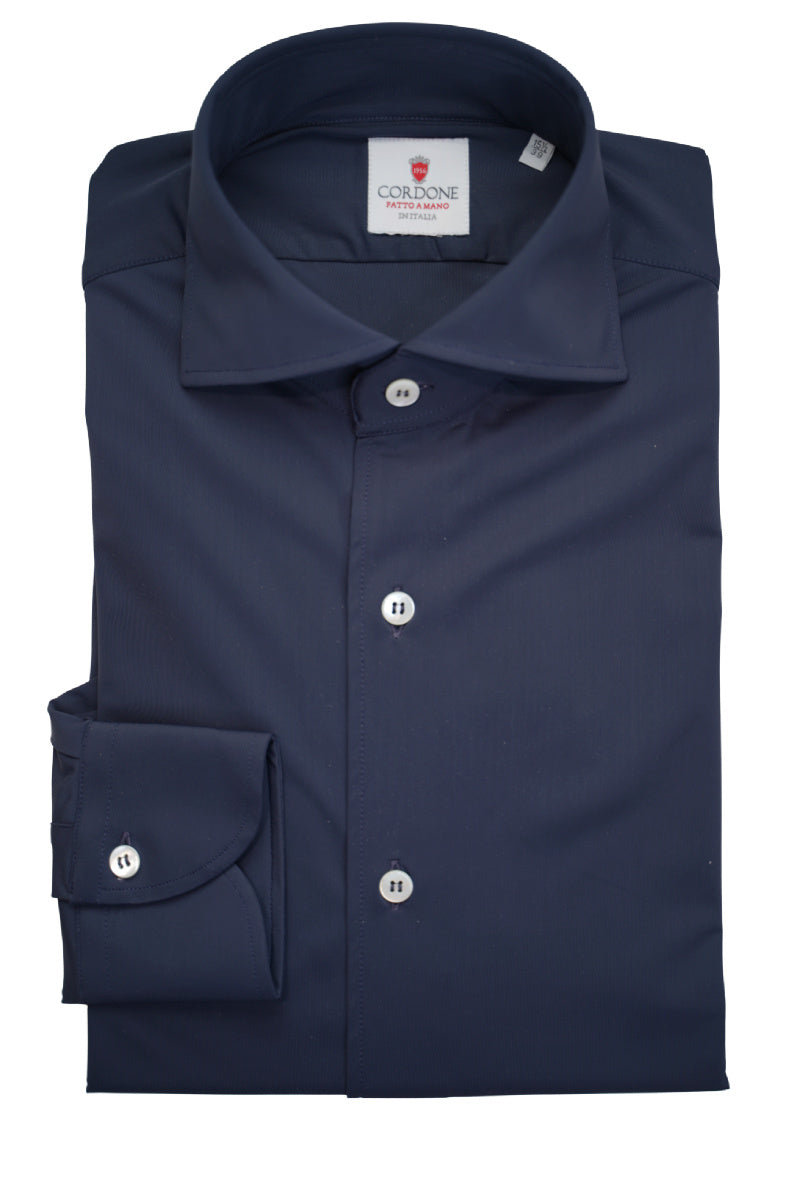 Blue No Iron Techincal Fabrics Shirt Slim fit / M 40 - 15 Blue No Iron Techincal Fabrics Shirt Slim fit / M 40 - 15