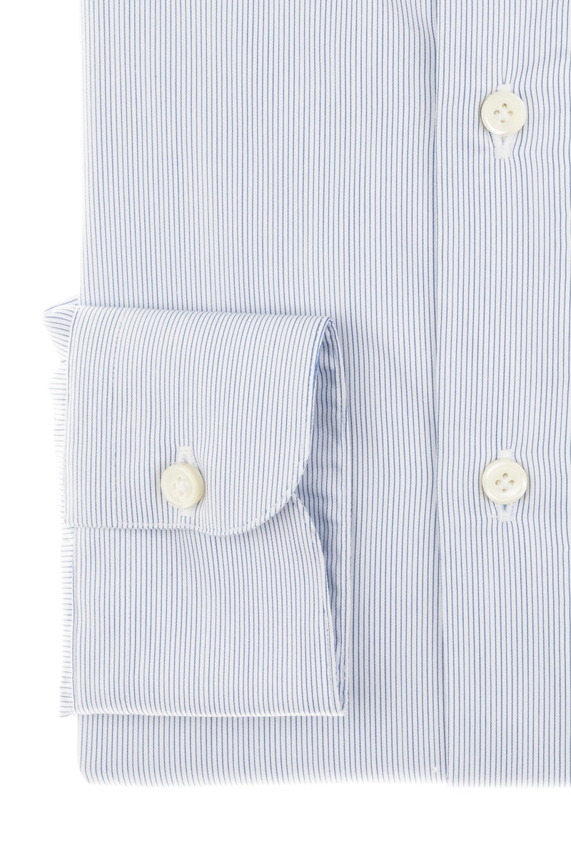 White blue Stripes Comfort  by Hand