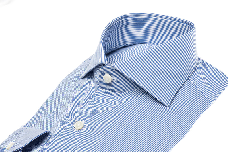 Blue white Stripes Comfort  by Hand