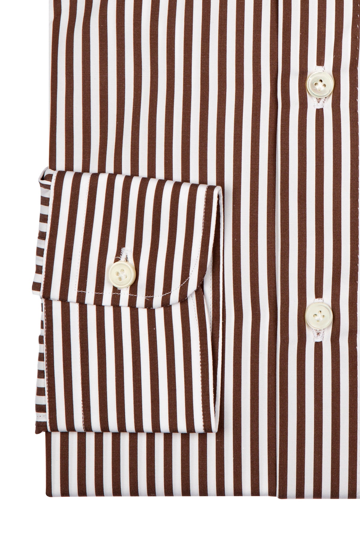 Dandy Brown Stripes- Italian Cotton - Handmade in Italy – CORDONE1956