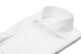 White Cotton Oxford  by Hand