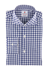 Blue And White CheckeRed- Italian Cotton - Handmade in Italy