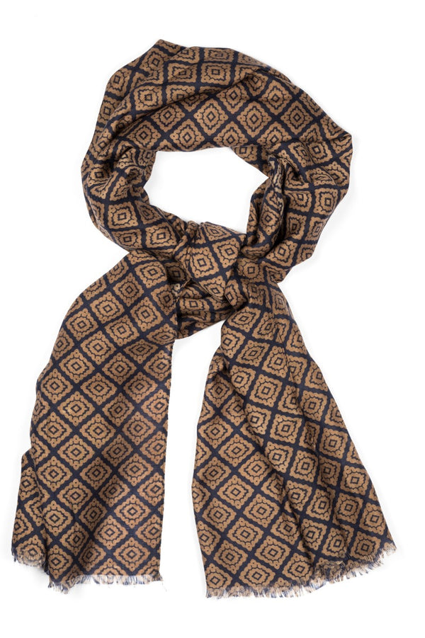 Multicolor Gold and Blue wool