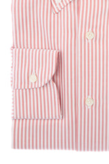 Oxford Stripes Red - Italian Cotton - Handmade in Italy