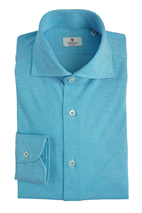 TURQUOISE JERSEY SHIRT