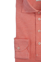CORAL JERSEY POLO SHIRT LONG SLEEVE