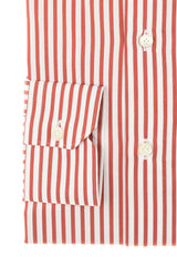 Oxford Satin Stripes Red and White