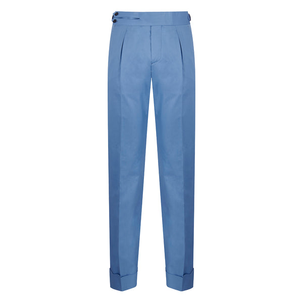 Azure Cotton  Trousers